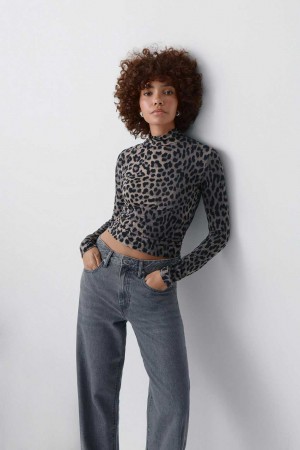 Brown Women Gina Tricot Soft Touch Sweaters | 03JNDUGCY