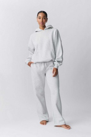 Grey Women Gina Tricot Basic Straight Sweatpants | 93JPNZIHT