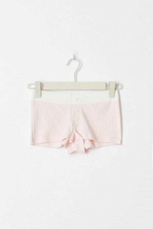 Pink Young Gina Tricot Y Low Waist Shorts | 47YJRDPKM