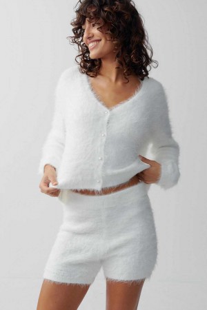 White Women Gina Tricot Homewear Shorts | 16EYRKMHC